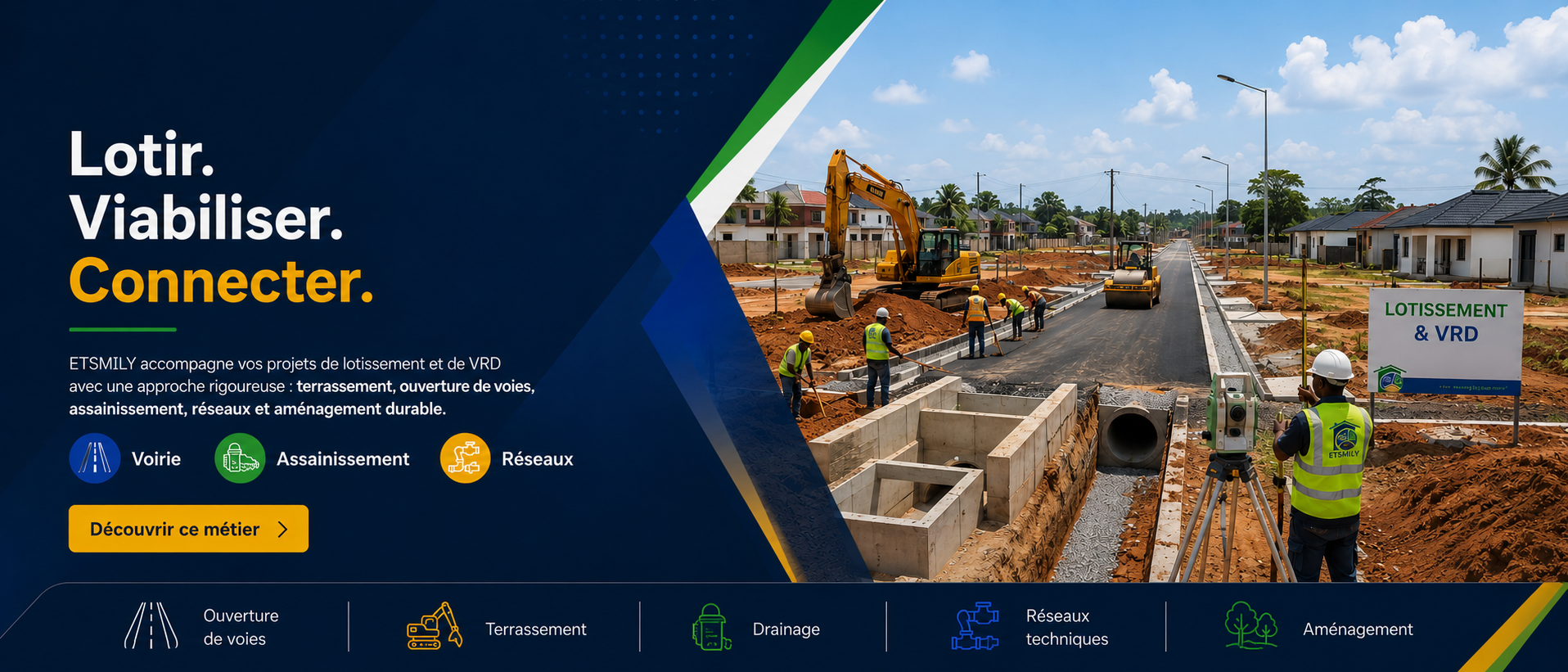 Équipe de chantier et organisation technique